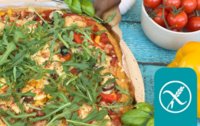 Rezept glutenfreie Polenta Pizza