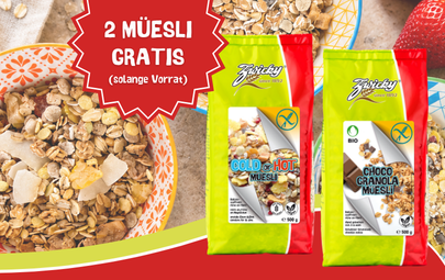 2 GRATIS Müesli