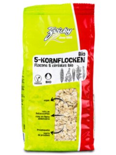 Bio 5-Kornflocken Knospe 500g